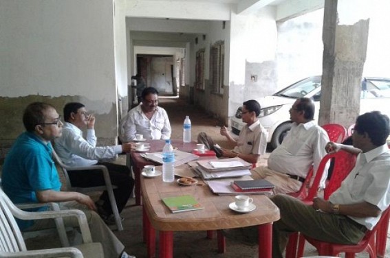 Negligence hits construction of Teliamura Sub-divisional hospital Negligence hits construction of Teliamura Sub-divisional hospital